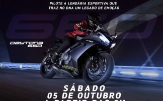 Triumph promove ao de lanamento da esportiva Daytona 660