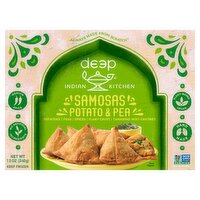 Deep Indian Kitchen Potato & Pea Samosas, 12 oz, 4 Each