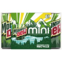 Mountain Dew Soda Citrus 7.5 Fl Oz, 6 Count, 1 Each