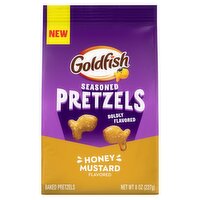 Goldfish Seasoned Honey Mustard Flavored Baked Pretzels, 8 oz, 1 Each