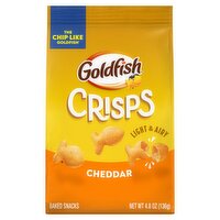 Goldfish Crisps Cheddar Baked Snacks, 4.8 oz, 1 Each