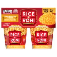 Rice A Roni Creamy Four Cheese Flavor Rice Value Pack, 2.25 oz, 4 count, 1 Each