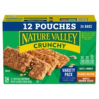 Nature Valley Crunchy Granola Bars Variety Pack, 1.49 oz, 12 count, 12 Each