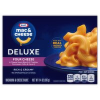 Kraft Mac & Cheese Deluxe Four Cheese Macaroni & Cheese Sauce, 14 oz, 14 Ounce