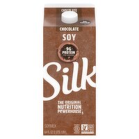 Silk The Original Nutrition Powerhouse Chocolate Soymilk, 64 fl oz, 64 Fluid ounce