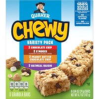 Quaker Chewy Granola Bars Variety 0.84 Oz 8 Count, 8 Each