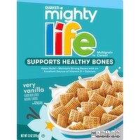 Quaker Mighty Life Multigrain Cereal Supports Healthy Bones Very Vanilla 13 Oz, 1 Each
