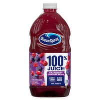 Ocean Spray Cranberry Concord Grape 100% Juice Blend, 64 fl oz, 64 Ounce
