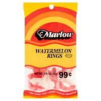 Marlow Watermelon Rings Candy, 2.75 oz, 3 Ounce