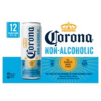 Corona Non-Alcoholic Malt Beverage, 12 fl oz, 12 count, 1 Each