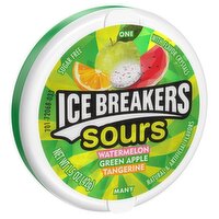 Ice Breakers Sours Watermelon, Green Apple and Tangerine Mints, 1.5 oz, 1.5 Ounce