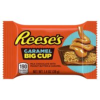 Reese's Milk Chocolate with Peanut Butter & Caramel Big Cup, 1.4 oz, 1.4 Ounce