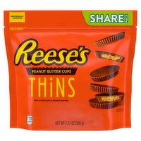 Reese's Thins Milk Chocolate & Peanut Butter Cups Share Pack, 7.37 oz, 7.37 Ounce