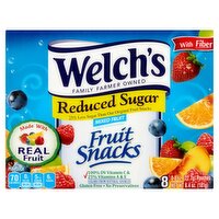 Welch's Reduced Sugar Mixed Fruit Snacks, 0.8 oz, 8 count, 8 Each
