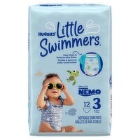 Huggies Little Swimmers Disney-Pixar Finding Nemo Disposable Swim Pants, Size 3, 16-26 lb, 12 count, 12 Each