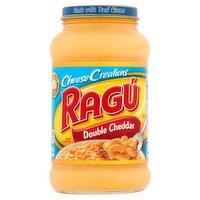 Ragu Cheese Sauce, Double Cheddar, 16 Ounce