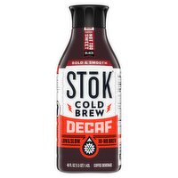 STōK Cold Brew Decaf Not Too Sweet Black Coffee Beverage, 48 fl oz, 1 Each