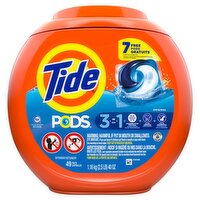 Tide Pods Original 3-in-1 Detergent, 49 count, 40 oz, 42 Each
