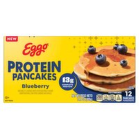 Eggo Blueberry Protein Pancakes, 12 count, 14.8 oz, 1 Each