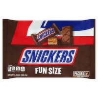 Snickers Peanuts, Caramel, Nougat Milk Chocolate Bar Fun Size, 10.59 oz, 10.59 Ounce