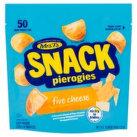 Mrs.T's Five Cheese Snack Pierogies, 50 count, 21.06 oz, 1 Each