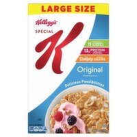 Kellogg's Special K Original Toasted Rice Cereal Large Size, 12 oz, 12 Ounce