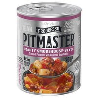 Progresso Pitmaster Hearty Smokehouse-Style Steak & Potatoes with Roasted Vegetables Soup, 18.5 oz, 1 Each