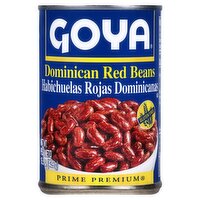 Goya Prime Premium Dominican Red Beans, 15.5 oz, 15.5 Ounce