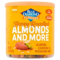 Blue Diamond Almonds Honey Roasted Almonds, Cashew, & Pistachio Mix, 14 oz, 1 Each