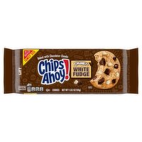 Nabisco Chips Ahoy! Chunky White Fudge Baked with Chocolate Chunks Cookies Family Size, 1 lb 2 oz, 18 Ounce