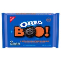 Nabisco Oreo Boo! Orange Colored Creme Chocolate Sandwich Cookies Limited Edition, 1 lb 2.71 oz, 1 Each