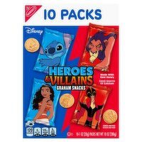 Nabisco Disney Heroes & Villains Graham Snacks, 1 oz, 10 count, 1 Each
