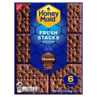 Nabisco Honey Maid Fresh Stacks Chocolate Grahams, 6 count, 12.2 oz, 1 Each