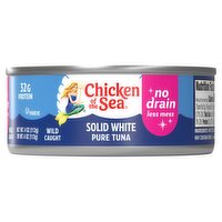 Chicken of the Sea Solid White Pure Tuna, 4 oz, 1 Each
