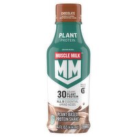 Muscle Milk Chocolate Plant-Based Protein Shake, 14 fl oz, 1 Each