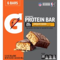 Gatorade Protein Bar Chocolate Caramel 2.8 Oz 6 Count, 1 Each