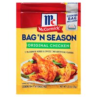 McCormick Bag'n Season Original Chicken Cooking Bag & Seasoning Mix, 1.25 oz, 1.25 Ounce