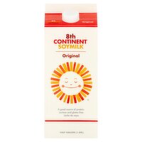 8th Continent Original Soymilk, half gallon, 0.5 Gallon