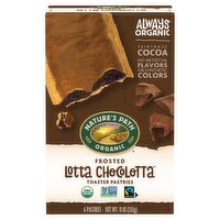 Nature's Path Lotta Chocolotta Frosted Toaster Pastries, 11 oz, 6 Each