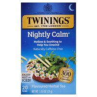 Twinings Nightly Calm Flavoured Herbal Tea Bags, 20 count, 1.02 oz, 20 Each