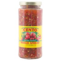 CENTO Hot Diced Cherry Pepper Hoagie Spread, 12 fl oz, 12 Ounce