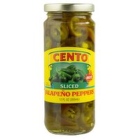 CENTO Hot Sliced Jalapeño Peppers, 12 fl oz, 12 Ounce