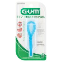 Sunstar G.U.M Eez-Thru Floss Threaders, 25 count, 1 Each