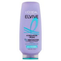 L'Oreal Paris Elvive Hyaluron + Pure Up to 72h Rehydrating Conditioner, 12.6 fl oz, 1 Each