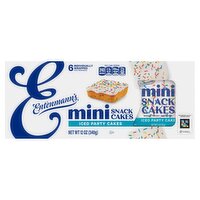 Entenmann's Iced Party Mini Snack Cakes, 6 count, 12 oz, 1 Each
