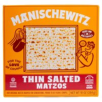 Manischewitz Thin Salted Matzos, 10 oz, 10 Ounce