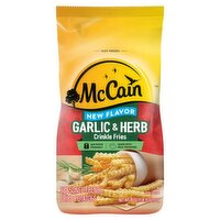 McCain Seasoned French Fried Potatoes Garlic & Herb Crinkle Fries, 26 oz, 1 Each