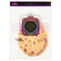 Toufayan Bakeries Garlic Tandoori Naan, 4 count, 18 oz, 1 Each