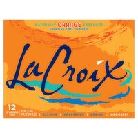 LaCroix Orange Sparkling Water, 12 fl oz, 12 count, 12 Each