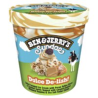 Ben & Jerry's Sundae Dulce De-Lish! Salted Caramel Ice Cream, 14.4 fl oz, 1 Each